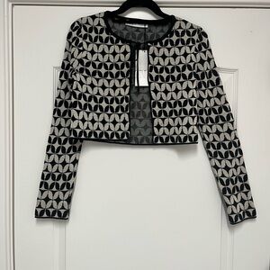 Zara | Cropped Tie Cardigan